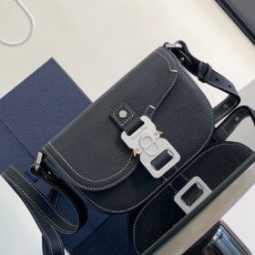 Mini Saddle Messenger Bag with Flap