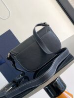 Mini Saddle Messenger Bag with Flap - Image 3