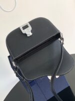 Mini Saddle Messenger Bag with Flap - Image 4