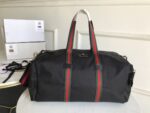 Black Technical Canvas Duffle