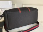 Black Technical Canvas Duffle - Image 7