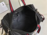 Black Technical Canvas Duffle - Image 8
