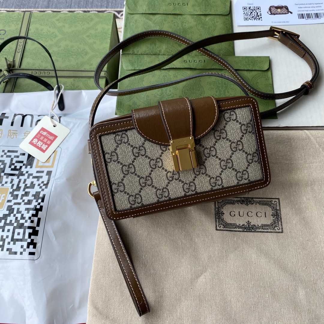 i1617112505_6090_0.jpg GG mini bag with clasp closure - Image 1