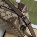 GG shoulder bag with leather details - Image 6