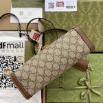 Padlock GG small shoulder bag 25cm - Image 4