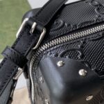 GG shoulder bag with leather details - Image 6