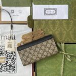 Bi-colour GG Marmont wallet on chain - Image 2