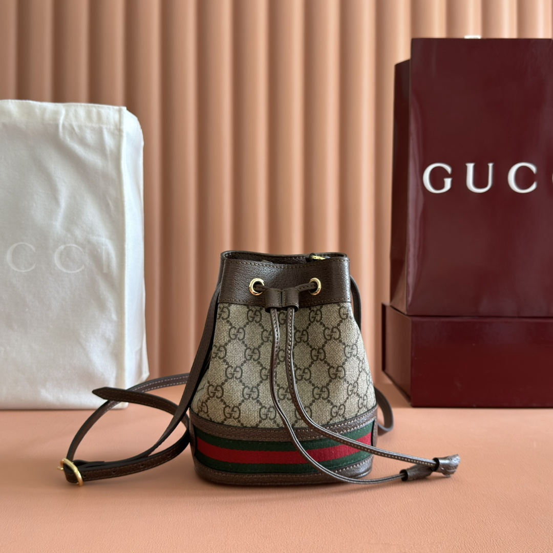 i1757240028_5392_1.jpg Ophidia mini GG bucket bag - Image 1