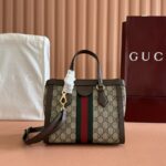 Ophidia small GG tote bag Black 24cm - Image 2