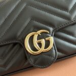 GG Marmont small shoulder bag Shine Metal - Image 5