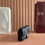 GG Marmont small shoulder bag Shine Metal - Image 3
