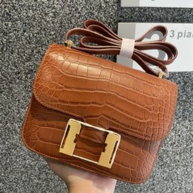 Constance Slim 18cm in Crocodile Leather